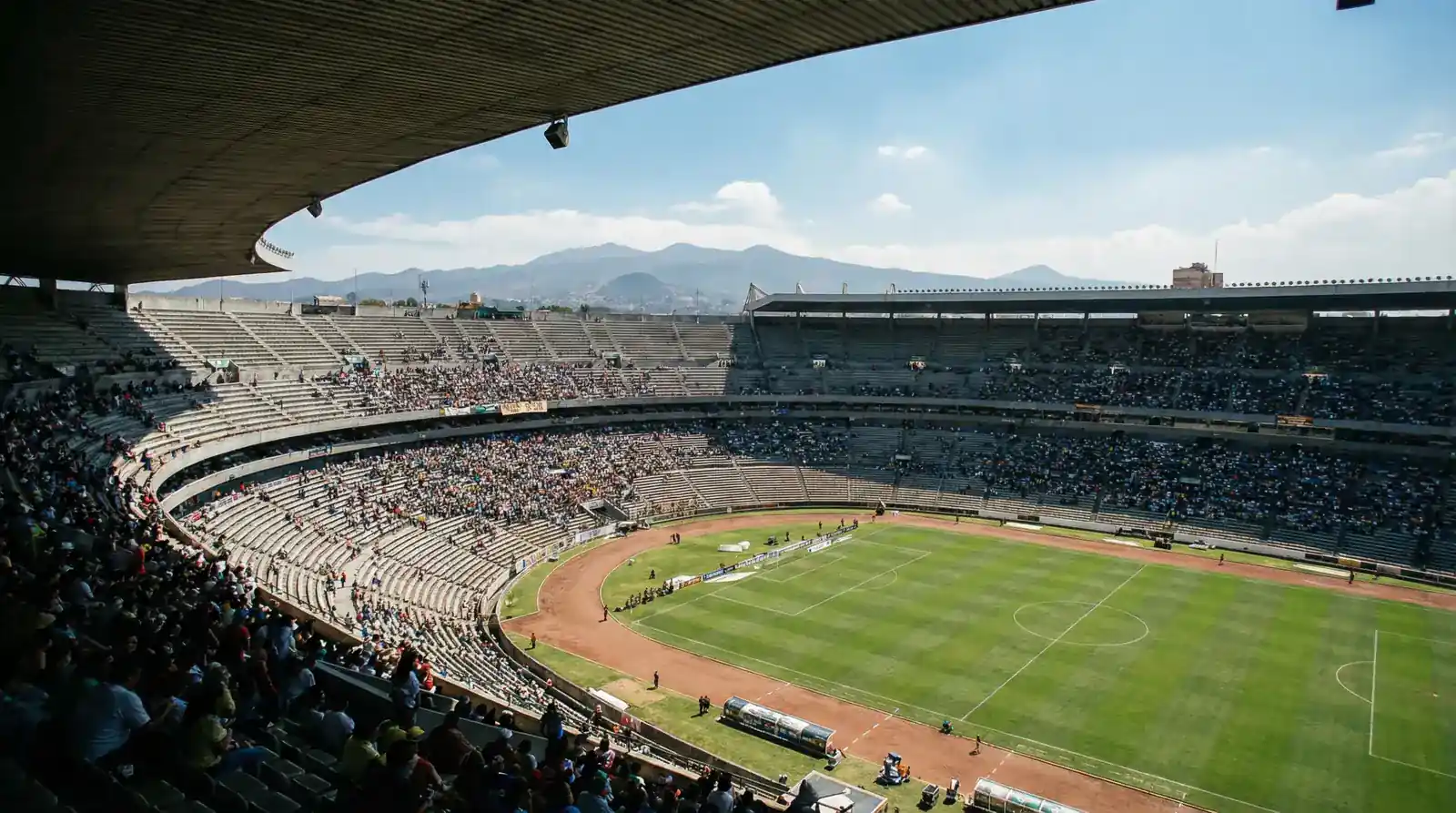 Estadio Azteca a Mexico, le seul stade a accueillir trois Coupes du Monde
