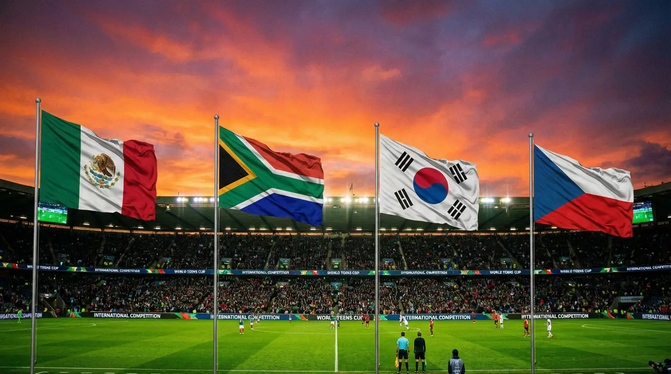 Analyse du groupe A de la Coupe du Monde 2026 avec le Mexique, l'Afrique du Sud, la Corée du Sud et la Tchéquie