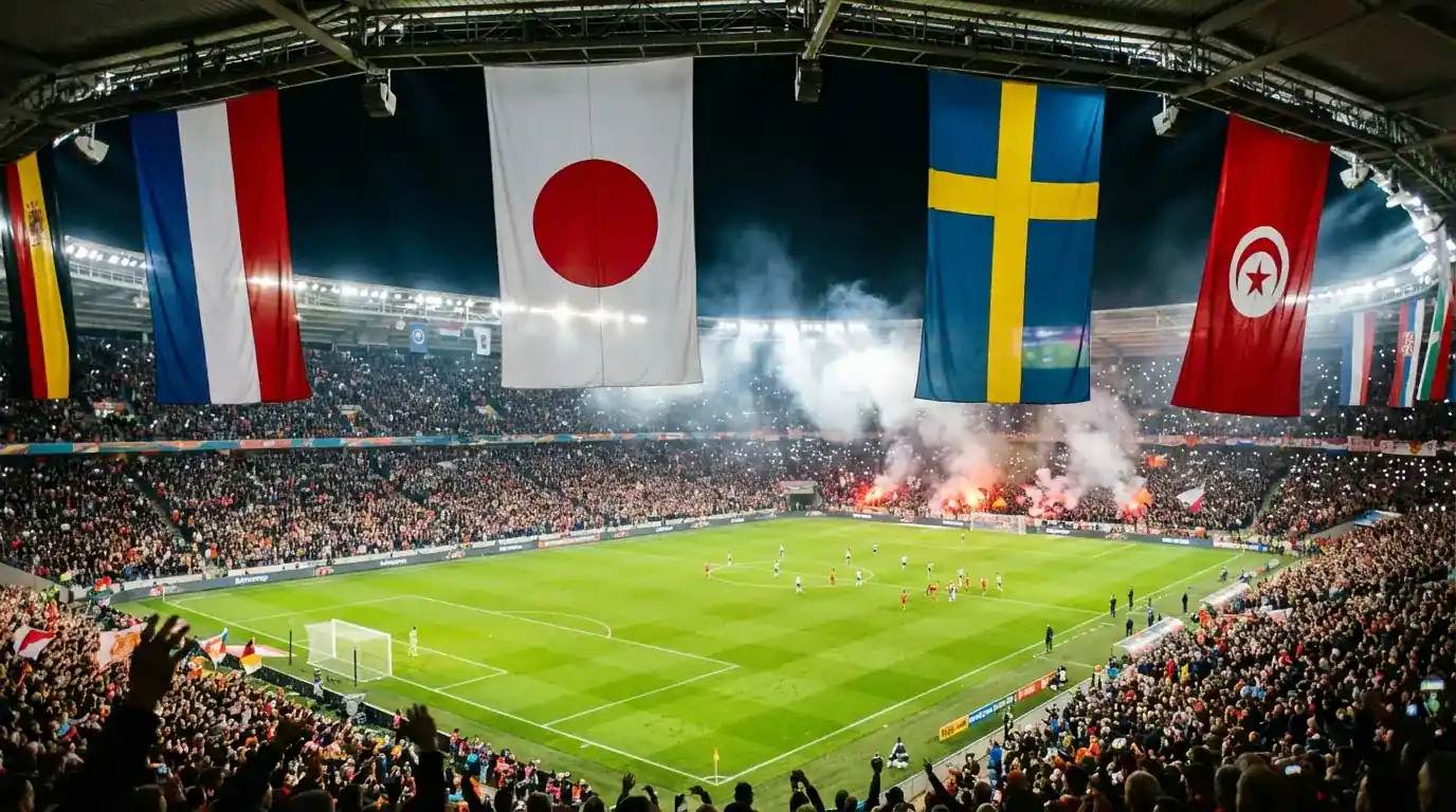 Analyse du groupe F de la Coupe du Monde 2026 avec les Pays-Bas, le Japon, la Suede et la Tunisie