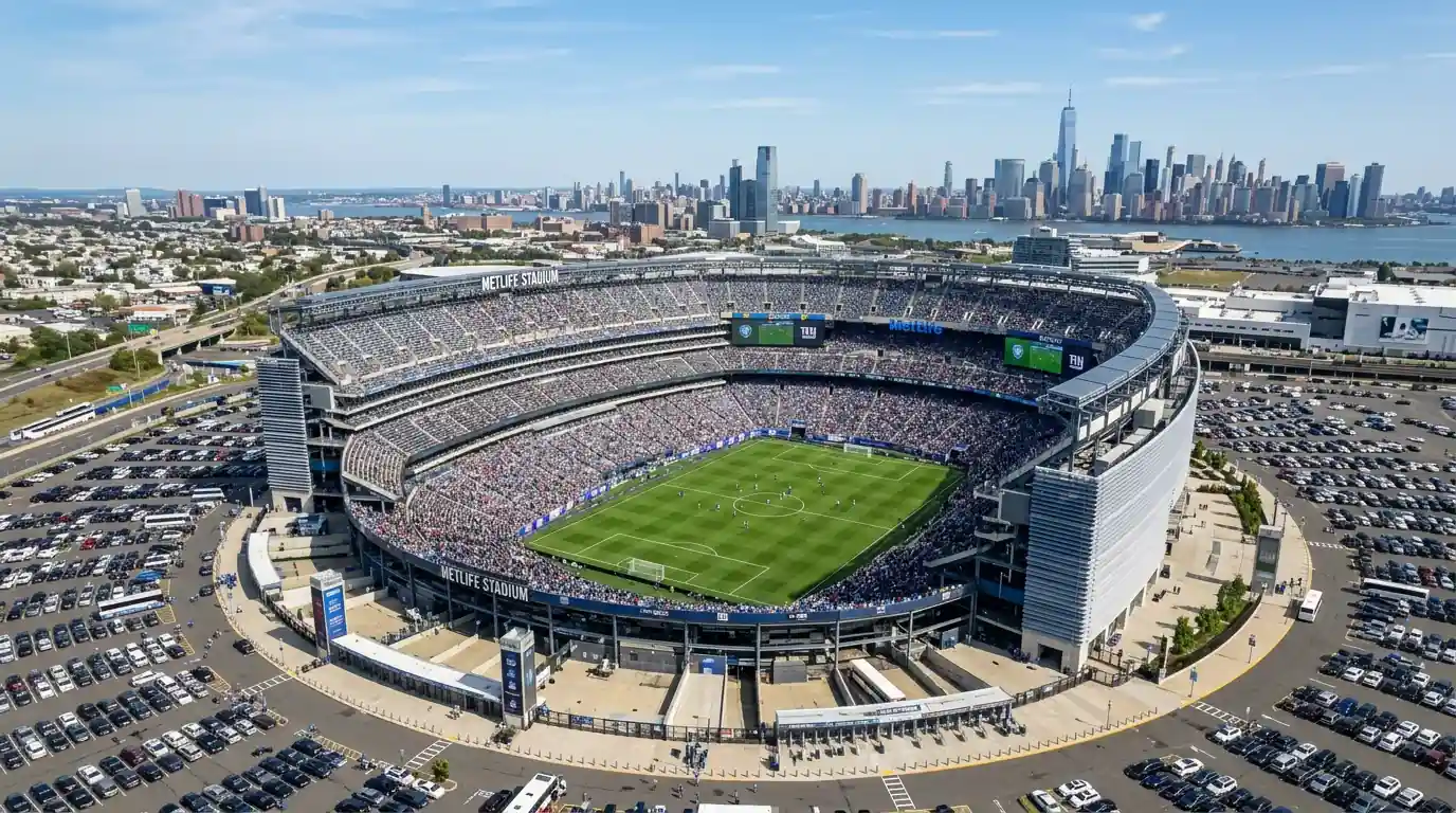 MetLife Stadium a East Rutherford, stade de la finale de la Coupe du Monde 2026