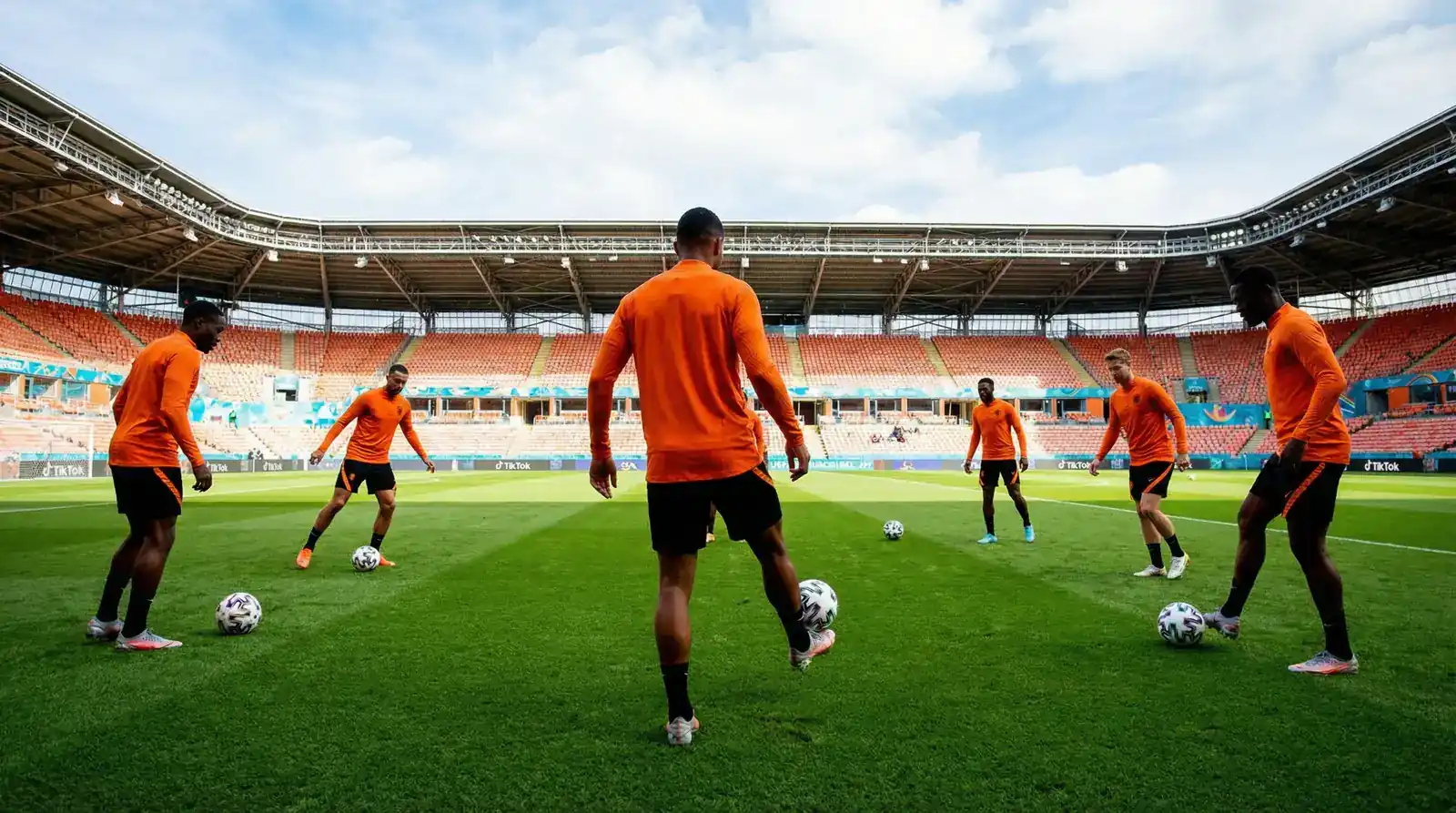 Netherlands national football team Oranje on pitch World Cup 2026