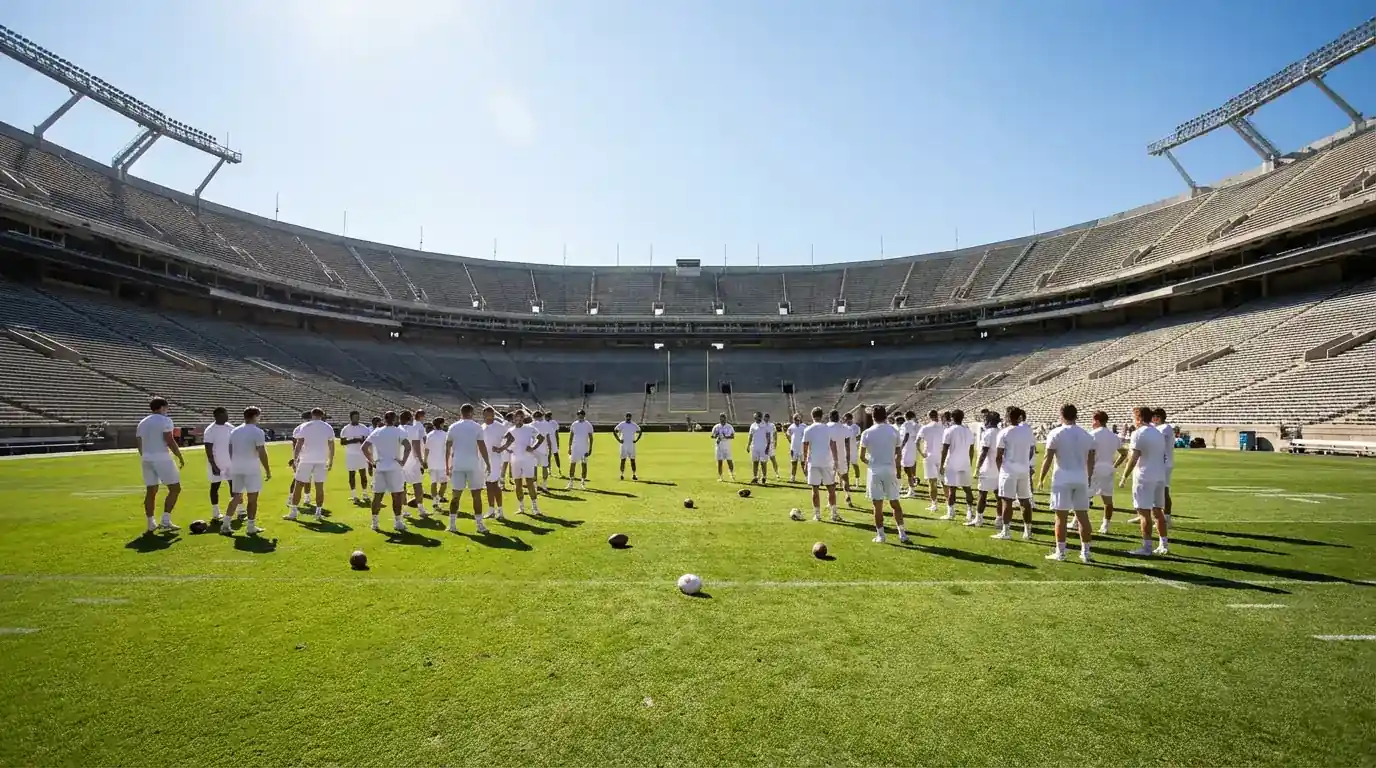 USA national football team on home stadium pitch World Cup 2026